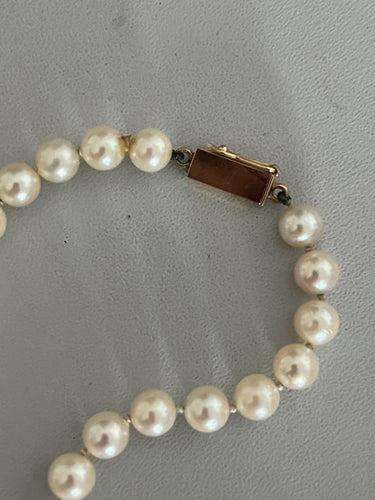 Collier Collier Perles Akoya Fermoir or jaune 58 Facettes 5222