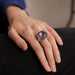 Ring 56 BULGARI - Amethyst Ring, Diamonds 58 Facettes