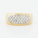 Ring 49 Ring 2 Gold Diamonds 58 Facettes REF 10102