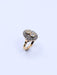 Ring Gold and diamond pompadour ring 58 Facettes