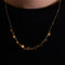 Collier Collier Or Jaune 9 Etoiles 58 Facettes