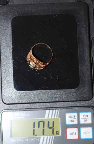 Bague 52 Bague Années 40 Or Jaune Et Diamant 58 Facettes 495.2