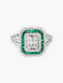 Bague Bague Diamants et Emeraudes 58 Facettes ESBJ402616