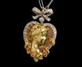 Art Nouveau Heart Pendant Necklace by Gaston Laffitte 58 Facettes