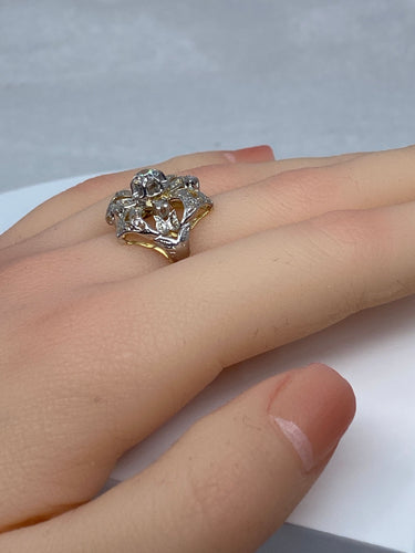 Bague Bague style Napoléon lll , Diamants 58 Facettes