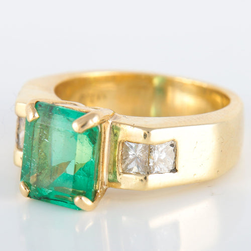 Bague 49 Bague Emeraude et Diamants 58 Facettes 8397