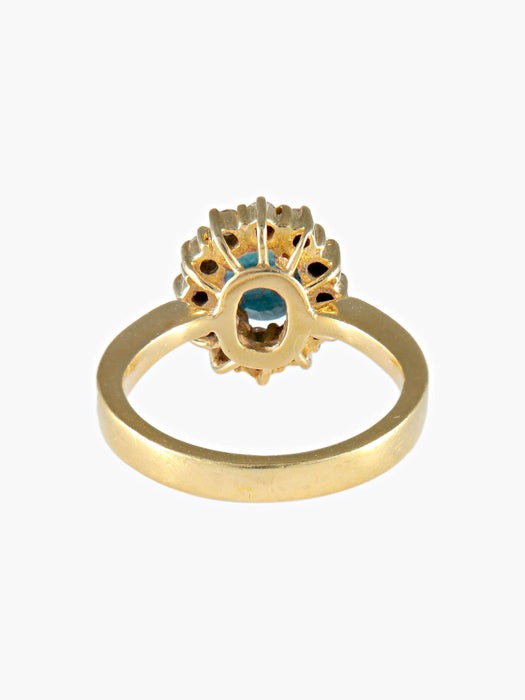 Bague 52 Bague Marguerite Saphir et Diamants 58 Facettes