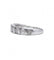 Bague 52 / Blanc/Gris / Or 750 Bague Diamants ronds et baguettes 58 Facettes 220011R