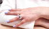 Bague 54 Bague papillon or blanc et diamants 58 Facettes Pap/dt-iol
