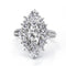 Bague 57 Bague Diamant Or blanc 58 Facettes D359902JC