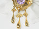 Broche Broche pendentif Napoléon III améthyste et perles fines 58 Facettes 28787