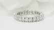Bague 54 Alliance tour complet en or blanc et diamants 1,20ct 58 Facettes 32490