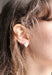 Boucles d'oreilles Boutons d'oreilles or blanc et diamants 58 Facettes 418