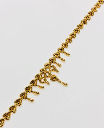 Collier COLLIER TANK EN OR JAUNE 58 Facettes