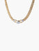 Two Gold Diamond Necklace Necklace 58 Facettes