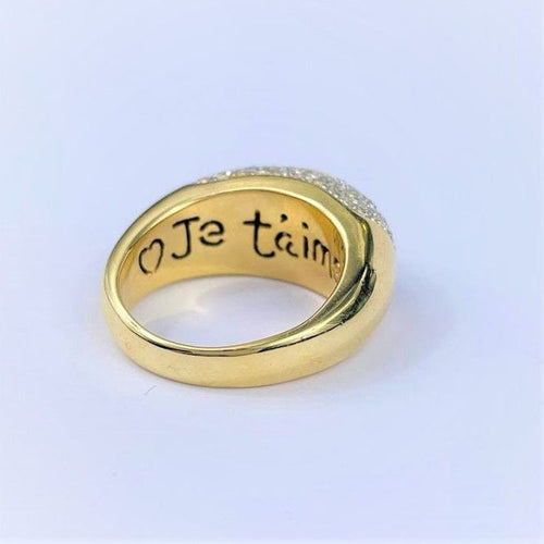 Bague 54 Bague Jonc Saphir Cabochon & Diamant 58 Facettes 20400000542