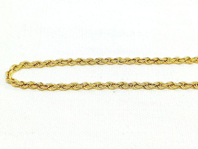 Collier Chaine En Or Torsadé 58 Facettes 3105/1