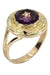 Ring 54 NAPOLEON III AMETHYST RING 58 Facettes 054341