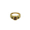 Bague 59 Solitaire diamant cognac et saphirs 58 Facettes