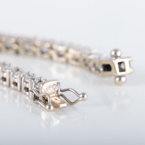 Bracelet Bracelet Rivière Or Blanc Diamants 4cts 58 Facettes 220406