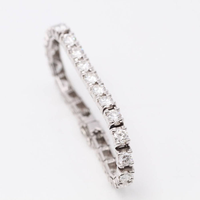 Bracelet Bracelet Rivière en Or Blanc et Diamants 58 Facettes D359535JC