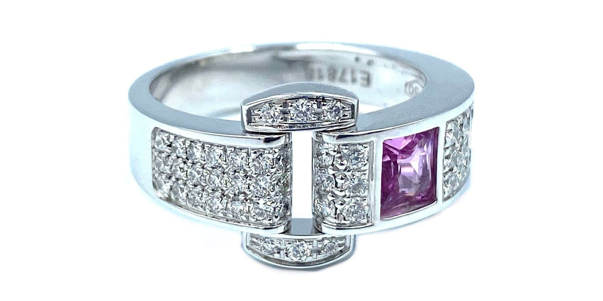 PIAGET ring pink sapphire and diamonds 8392499069257 58