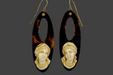 Boucles d'oreilles Boucles d'oreilles anciennes en or camées corail 58 Facettes 7450
