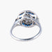 Ring Art Deco style ring Diamonds Sapphires 58 Facettes