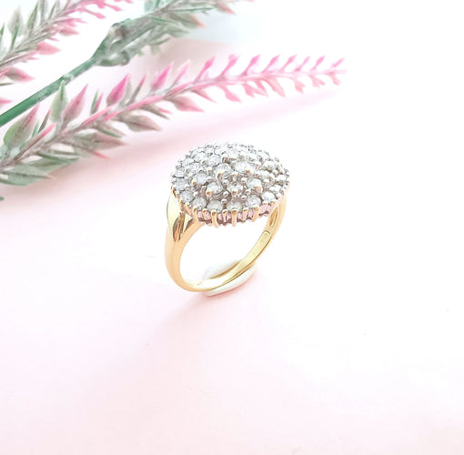 Bague Bague Diamants Or 58 Facettes AA 1622