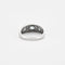 Bague 54 Bague bandeau Or gris Aigues-marines Diamants 58 Facettes 240044
