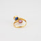 Bague 53.5 Bague Toi & Moi Saphirs rose et bleu 58 Facettes B01092