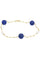 Bracelet BRACELET LAPIS LAZULI ET PERLES 58 Facettes 0413341