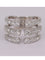 Bague 53 Bague triple rang diamants ronds 58 Facettes P592