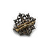 Brooch Gold, Silver and Diamond Brooch 58 Facettes 220272R