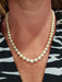 ART DECO DIAMOND FALLING PEARL NECKLACE Necklace 58 Facettes 068431