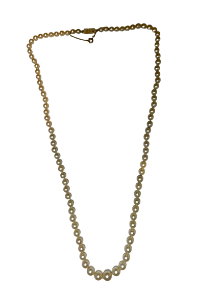 Collier COLLIER DE PERLES EN DEGRADE 58 Facettes