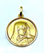 Virgin Medal pendant in 18 carat yellow gold 58 Facettes AB295