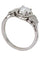 Bague SOLITAIRE ART DÉCO DIAMANT 58 Facettes 053141
