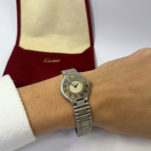 Montre Cartier - montre Must 21 quartz 58 Facettes 20400000497