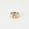 Bague 53 Bague Platine & Citrine 58 Facettes ALGU14