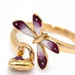 54 GUCCI Ring - Butterfly Ring in Gold and Email 58 Facettes D360468FJ