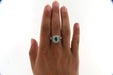 Emerald Marguerite Ring Ring 58 Facettes 5792 t