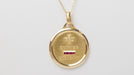 Pendentif AUGIS - Collier médaille d'amour Or jaune Diamants 58 Facettes 31912