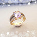 Ring Amethyst, Sapphires & Diamonds Ring 58 Facettes AA 1321
