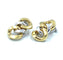 Boucles d'oreilles POMELLATO. Boucles d'oreilles 2 ors 18K 58 Facettes