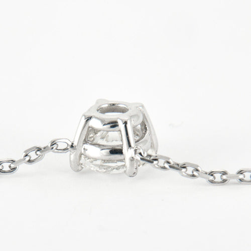 Collier Collier en Or Blanc & diamants 58 Facettes