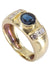 Ring 50 SAPPHIRE AND DIAMOND BANG RING 58 Facettes 071711