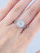 Ring 53.5 White gold and diamond ring 58 Facettes 2063