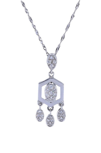Collier Collier pendant diamant 58 Facettes 063641