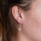 Boucles d'oreilles Paire de dormeuses diamants 58 Facettes